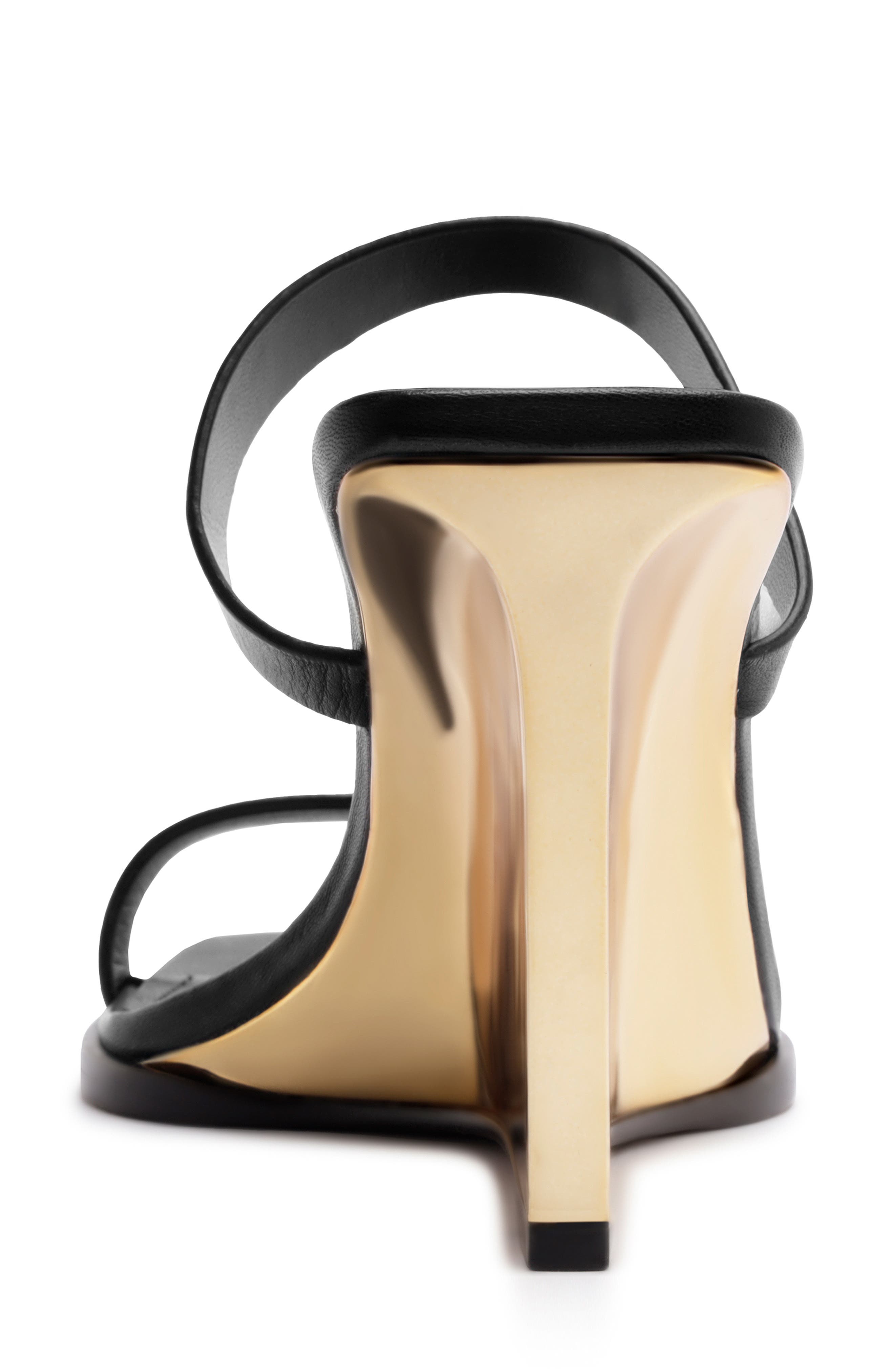 Arezzo Alex Wedge Slide Sandal, Alternate, color, Black