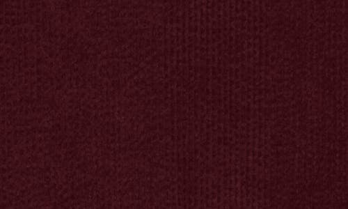 Max Studio Corduroy Knit Top In Burgundy