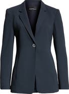 Emporio Armani Textured One-Button Blazer