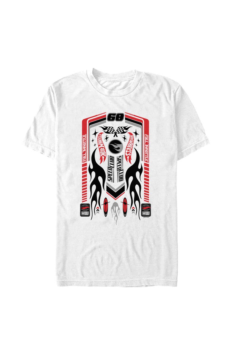 Hot Wheels Men's Hot Wheels Speed Club 68  Graphic T-Shirt, Main, color, White