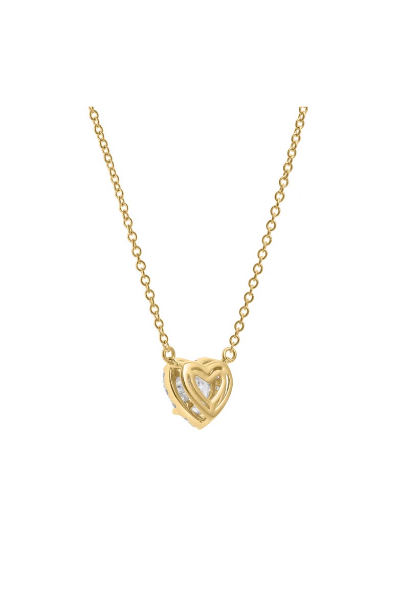LuvMyJewelry Delara 14K Gold Lab Grown Diamond Heart Necklace - 0.55 ct, Alternate, color, 14K Yellow Gold