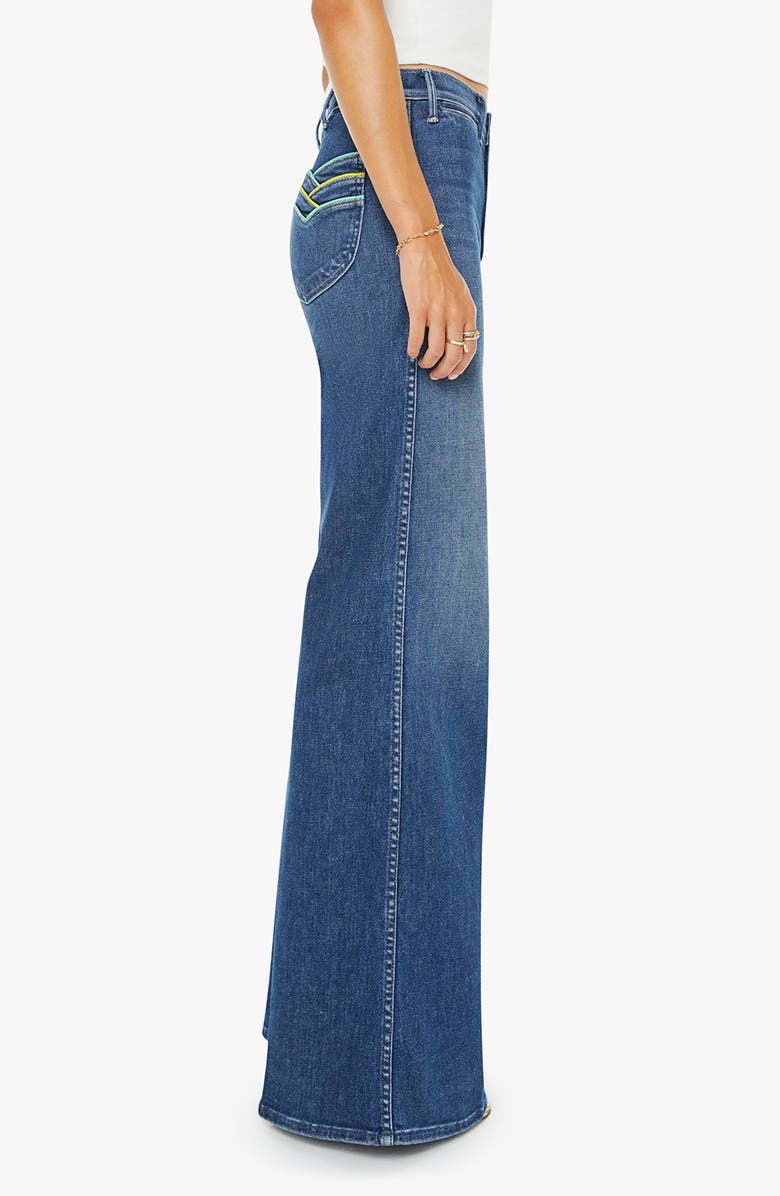 MOTHER The Pipeline Hustler Roller Sneaker Jeans, Alternate, color, Catch My Drift