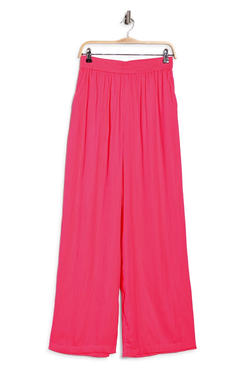 Lillian Wide Leg Pants, Alternate, color, SHOCKING PINK