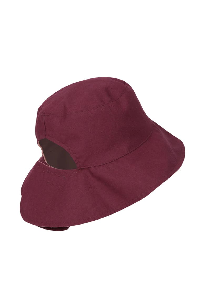 Plain Reversible Bucket Hat, Alternate, color, Dusky Purple