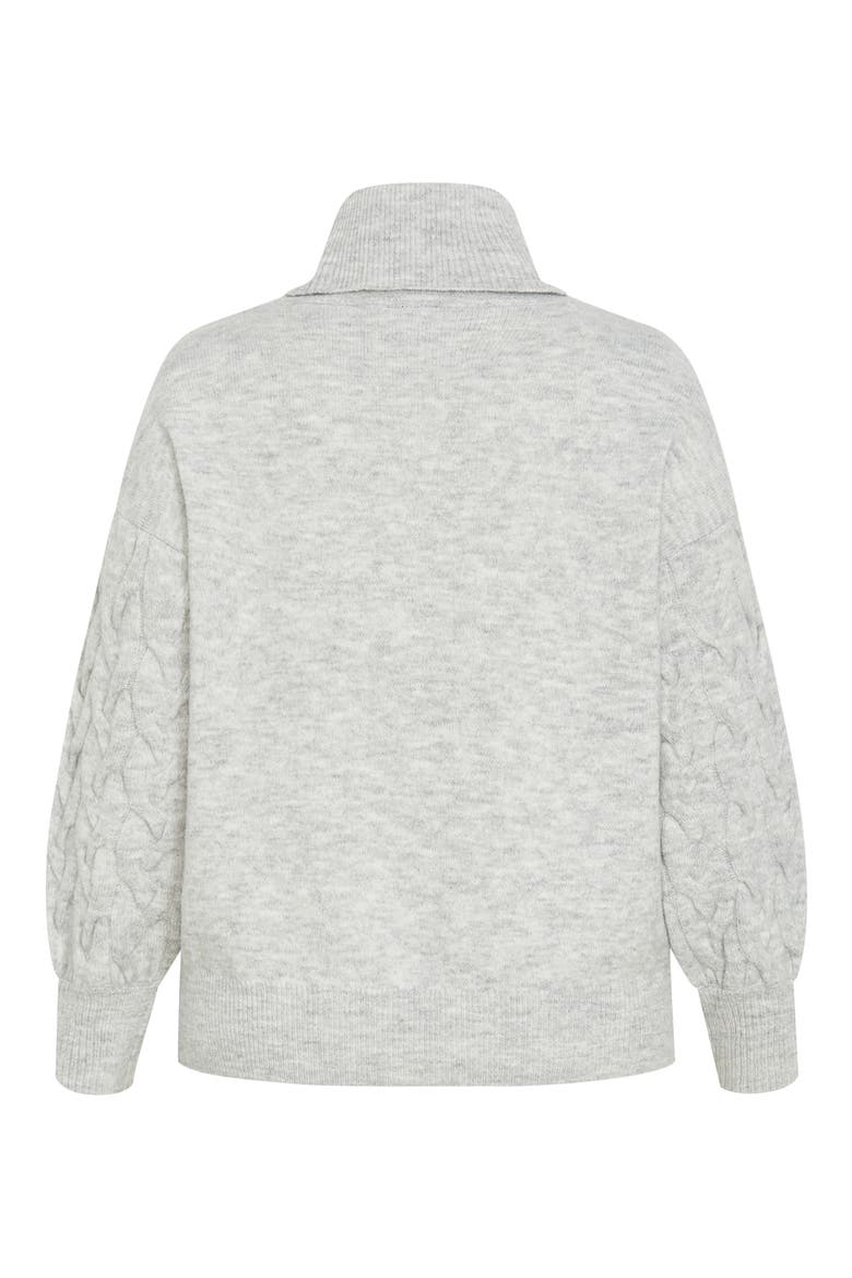 Kaliyah Turtleneck Sweater, Alternate, color, GREY
