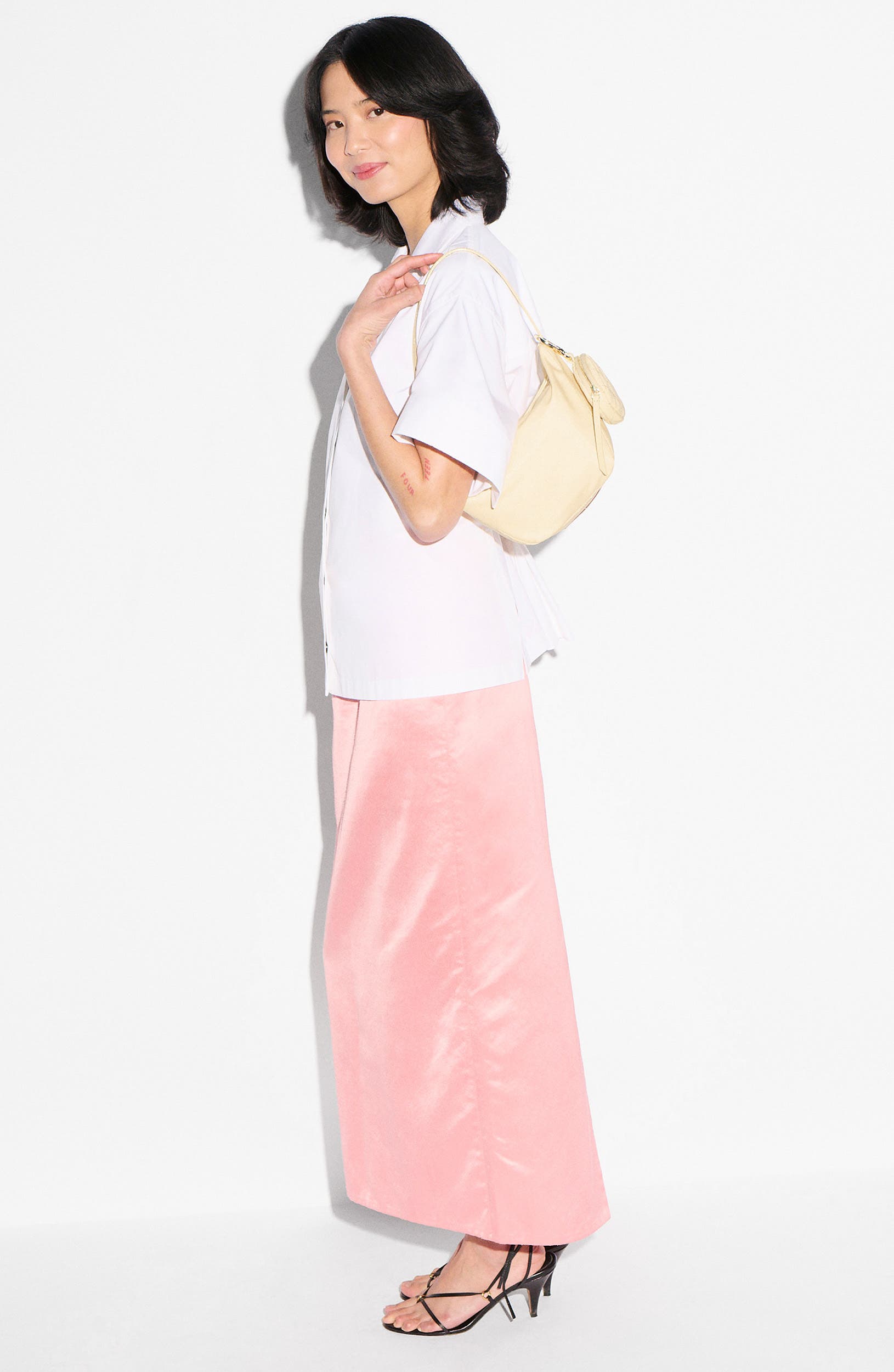 MZ Wallace Small Waverly Nylon Hobo Bag, Alternate, color, Chamomile