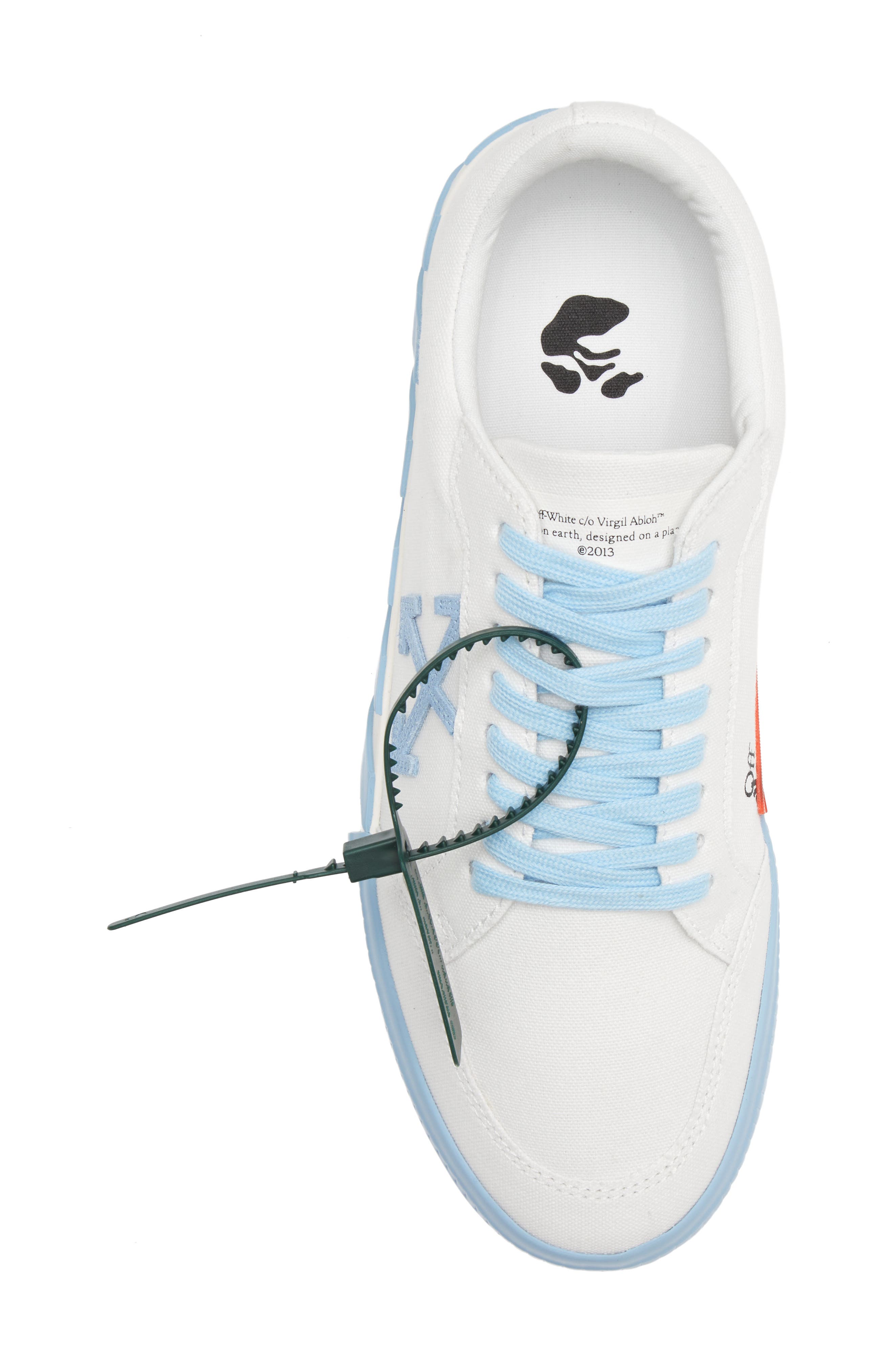 Off-White Vulcanized Low Top Sneaker, Alternate, color, 
