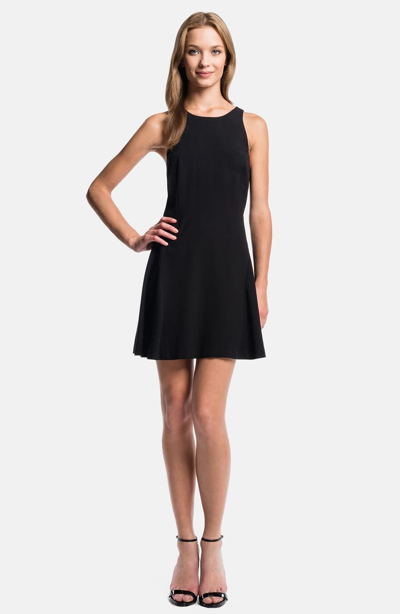 1.STATE Fit & Flare Godet Dress, Main, color,