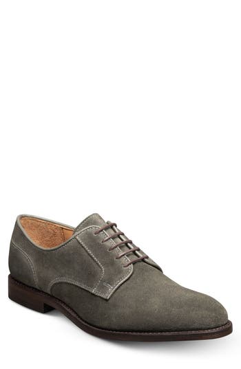 Allen Edmonds Windsor Plain Toe Derby In Grey