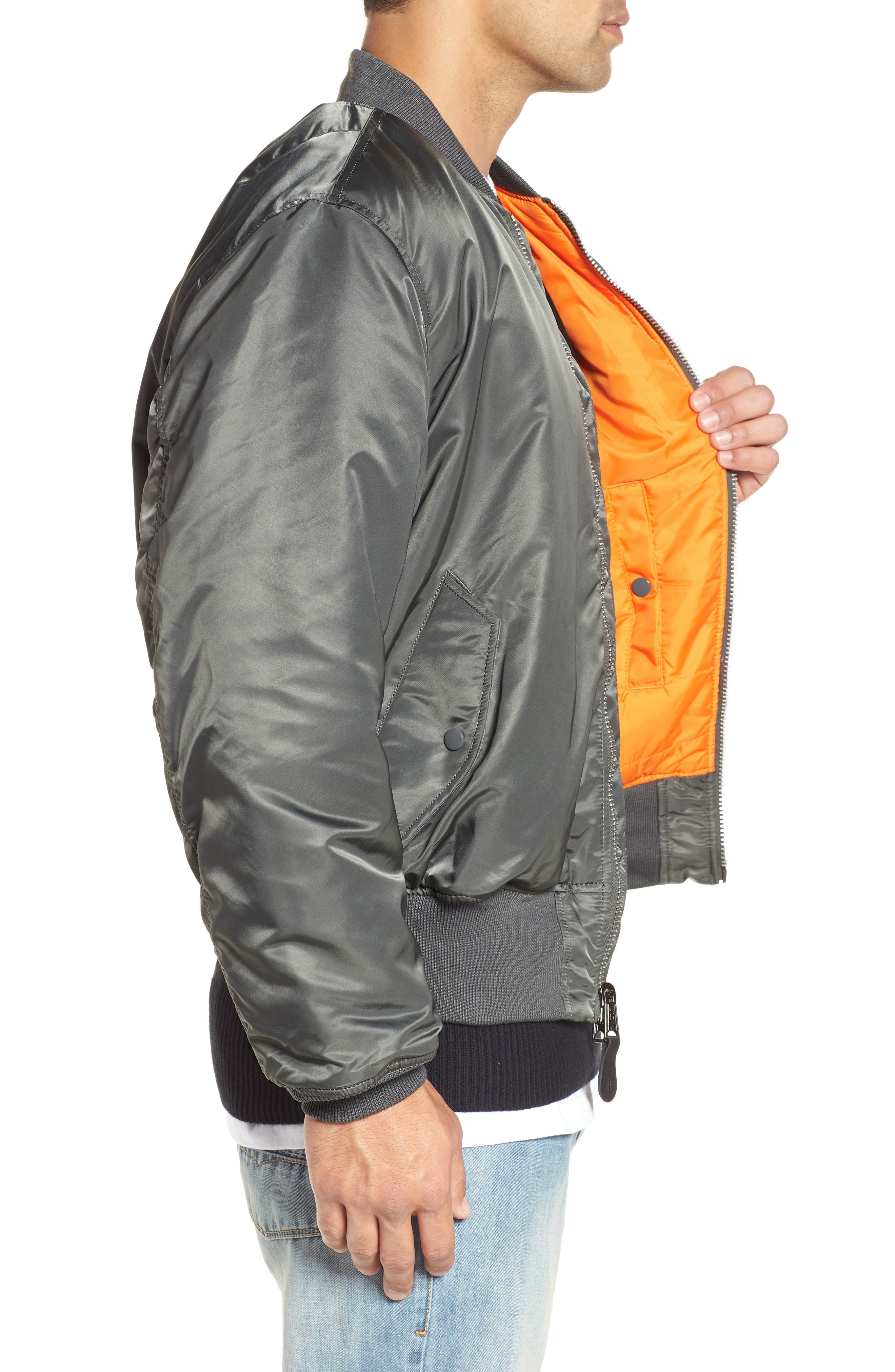 Alpha Industries MA-1 Reversible Bomber Jacket (Men) | Nordstrom