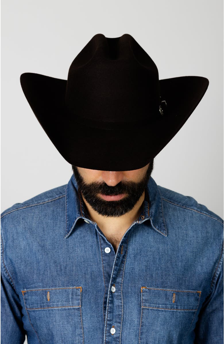 Manela The Rancher 4X Premier Cowboy Hat, Alternate, color, Black