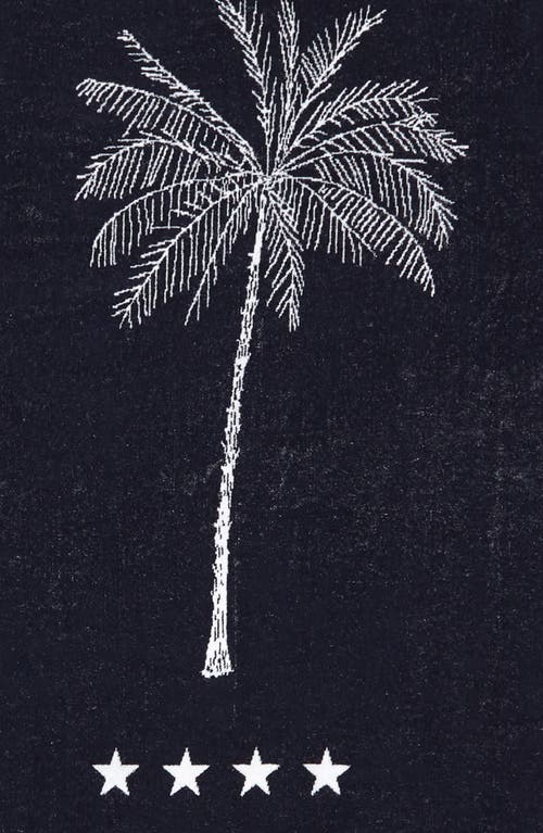 Jacquemus La Serviette Croisiere In Palm Tree White/blue