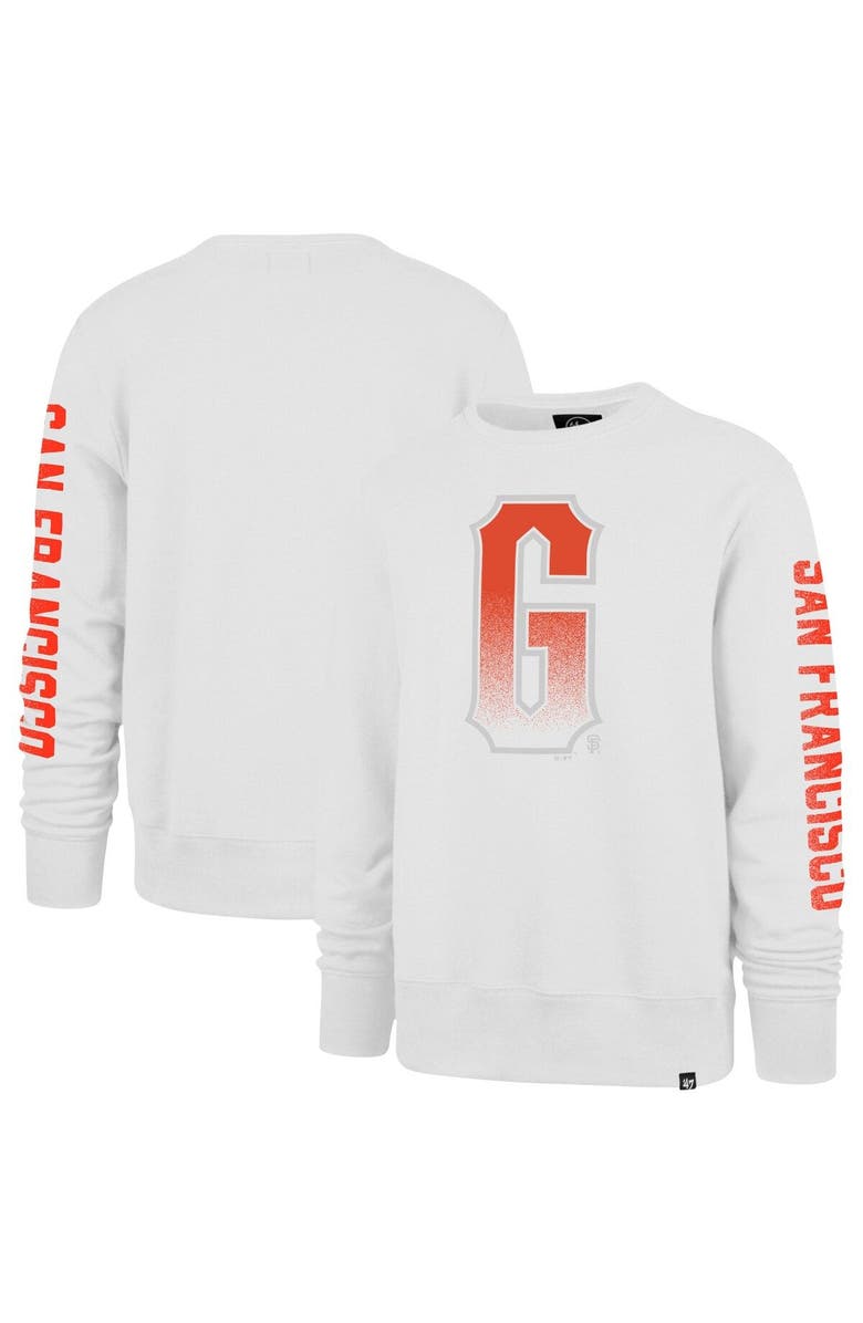 '47 Men's '47 White San Francisco Giants City Connect Legend Headline Pullover Sweatshirt, Main, color,