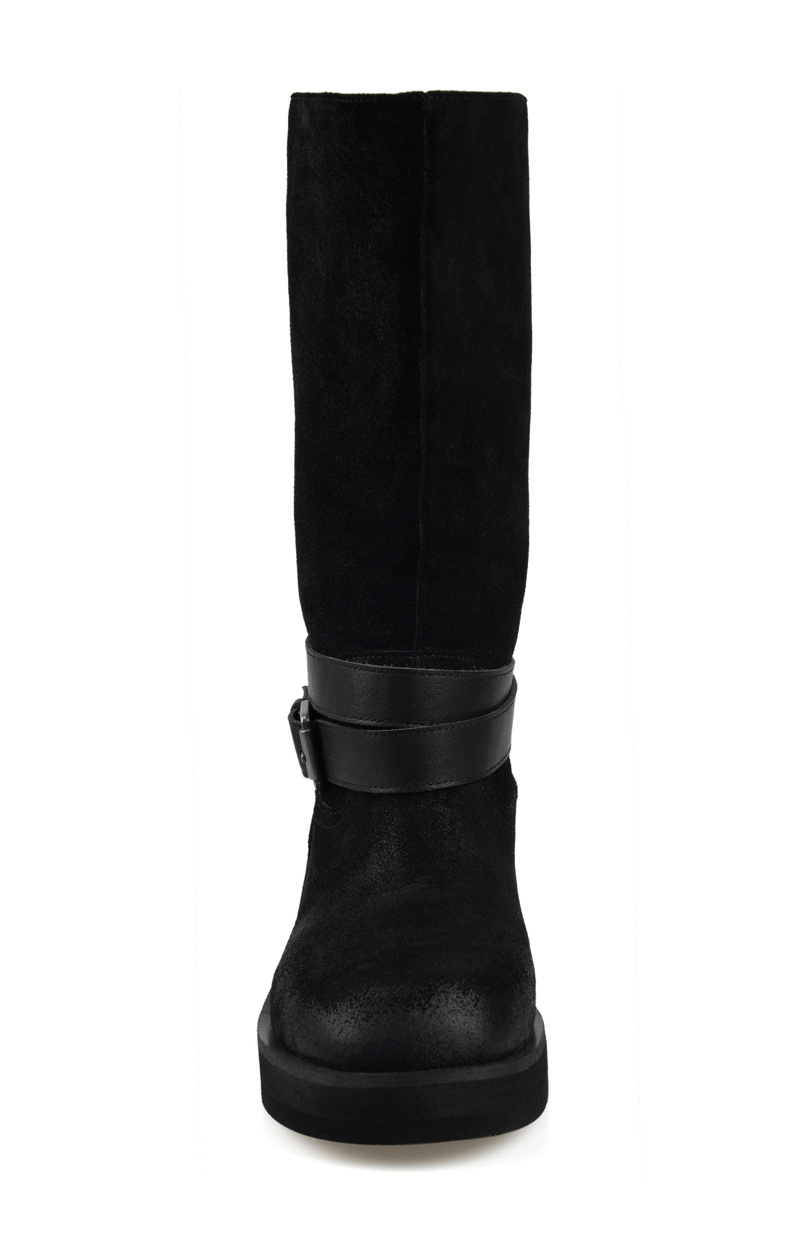 Candie's Crib Block Heel Boot, Alternate, color, Black