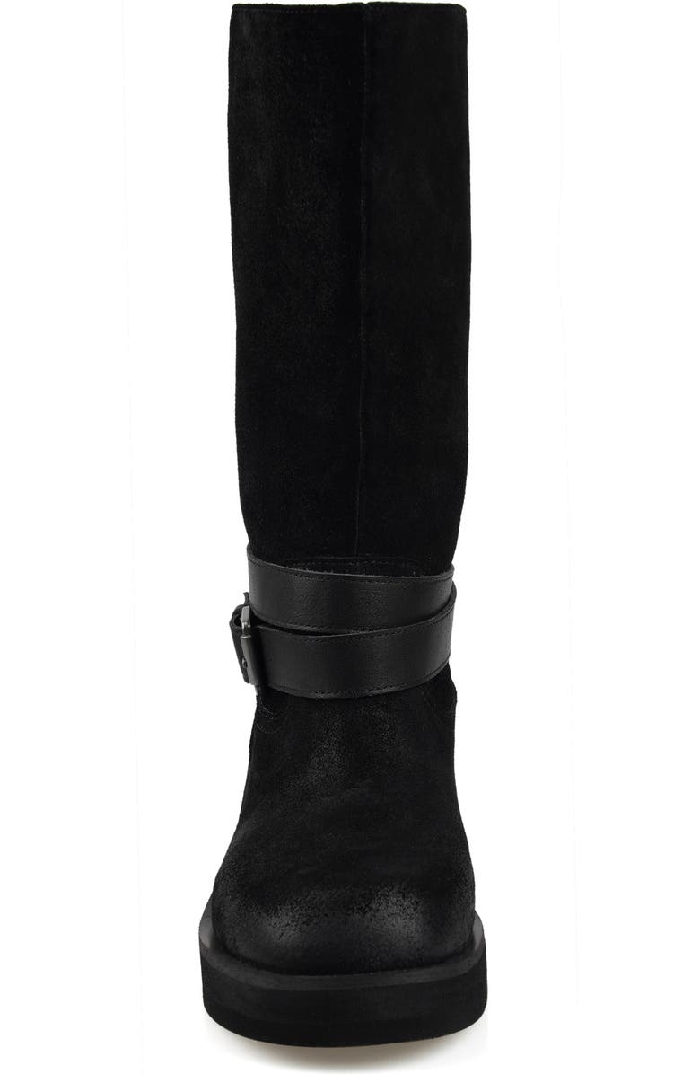 Candie's Crib Block Heel Boot, Alternate, color, Black