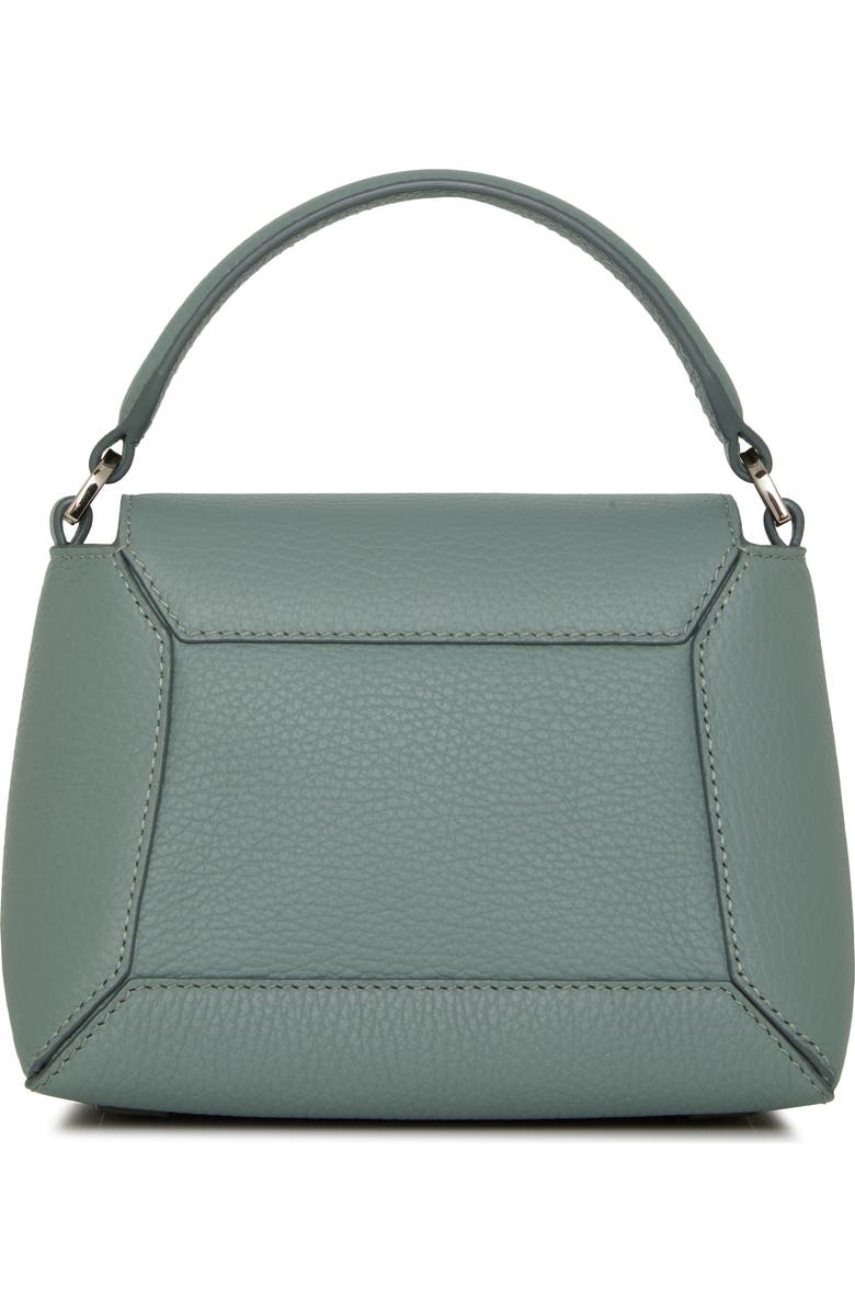 Strathberry Nano Mosaic Grained Leather Top Handle Bag, Alternate, color,