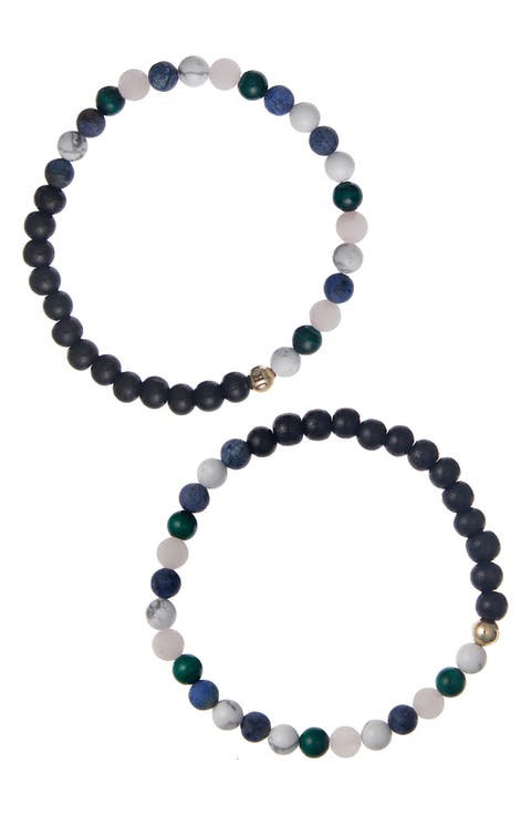 Men's N91 Mental Focus Set of 2 Healer's Bracelets