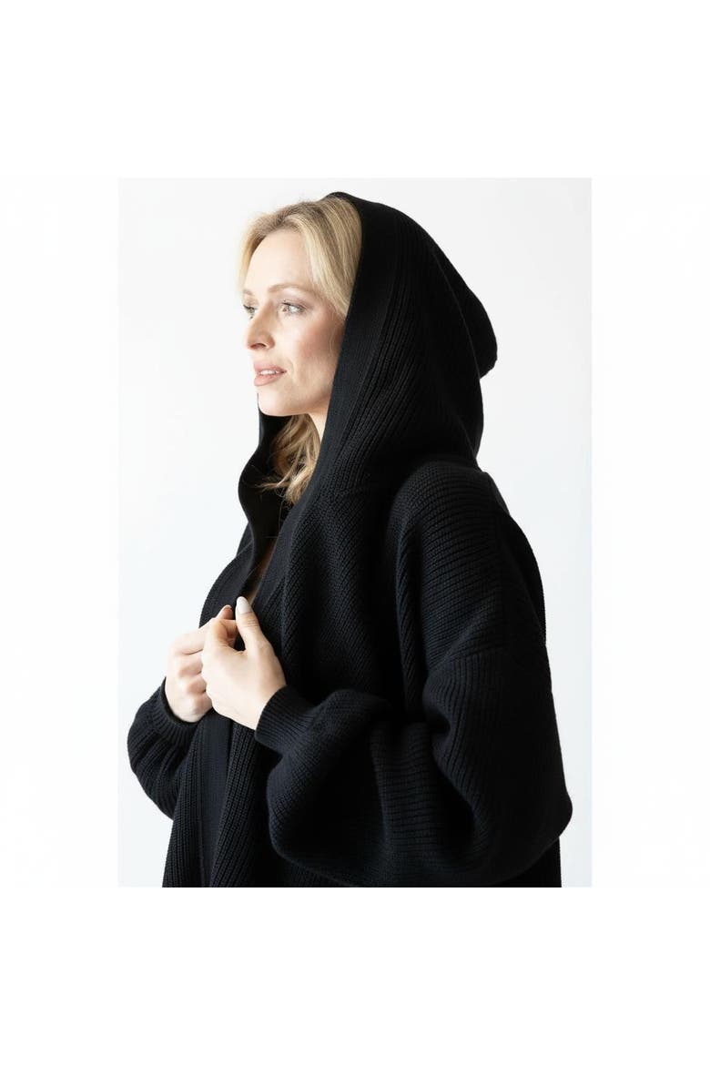 The California Knit Long Duster, Main, color, Black
