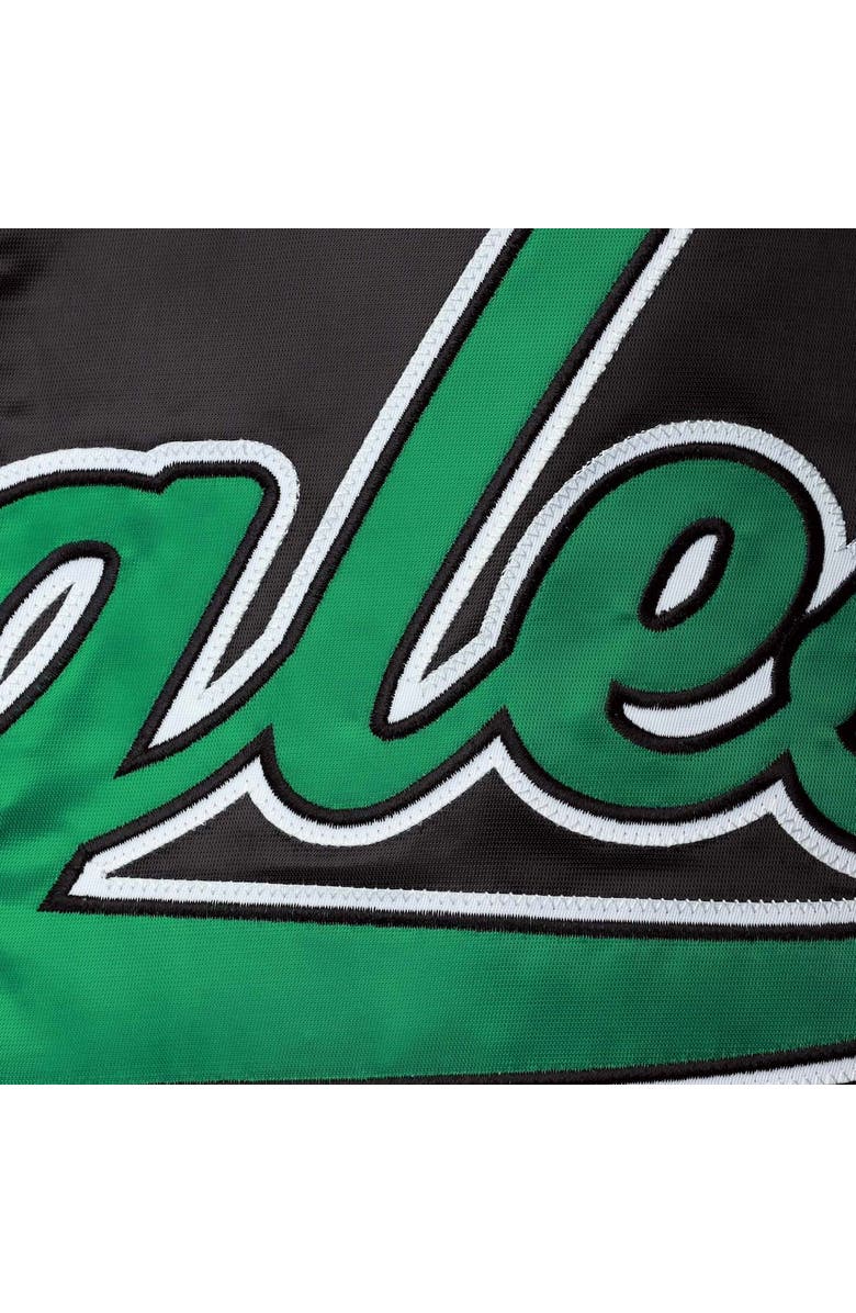 STARTER Men's Starter Black Philadelphia Eagles The Tradition II Full-Snap Team Jacket, Alternate, color, 