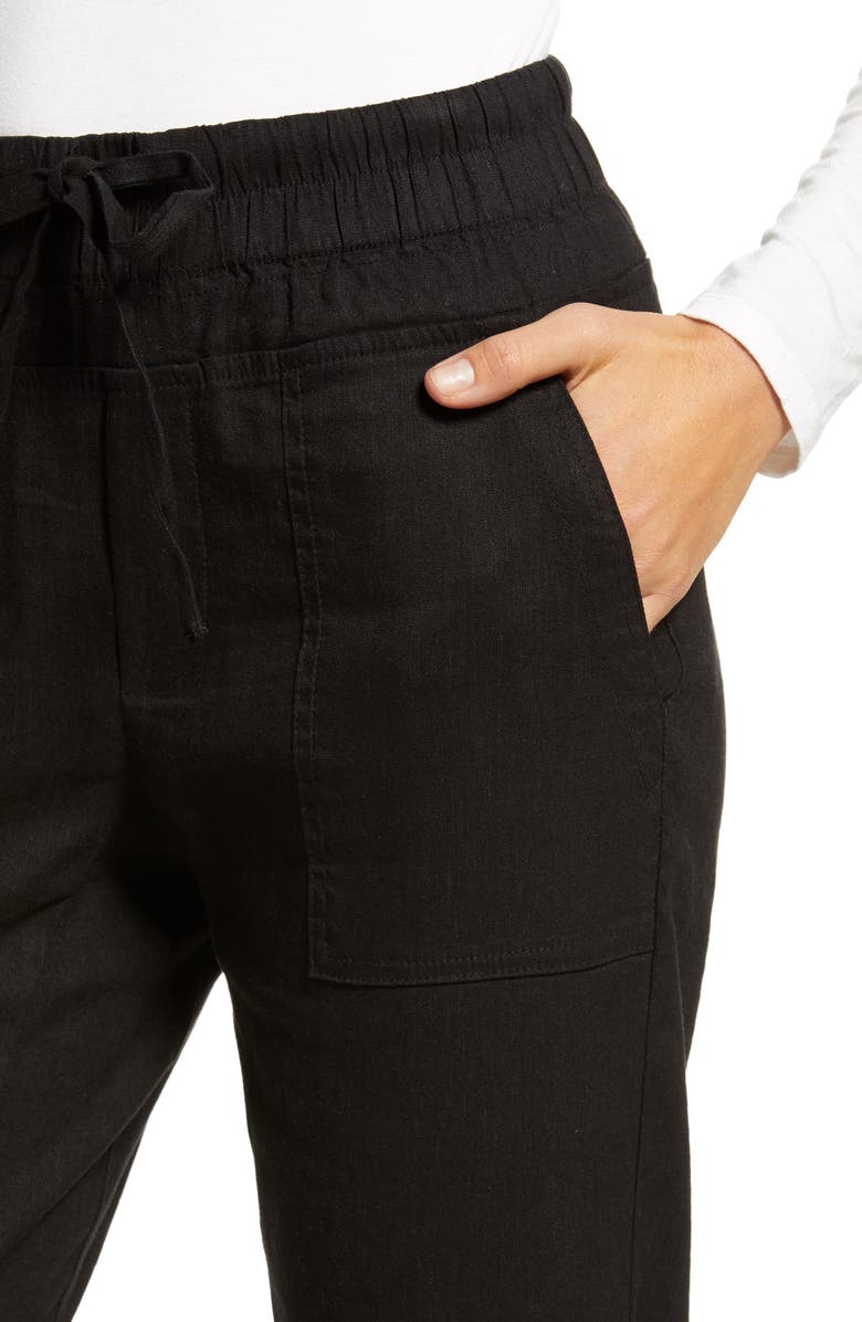 KUT from the Kloth Drawcord Waist Crop Pants, Alternate, color,