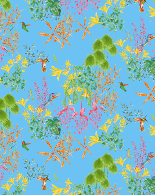 The Cat's Pajamas Silk Pajama Set In Animal Print