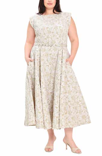 Jacquard Midi Dress
