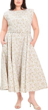 FREEMARKET Jacquard Midi Dress