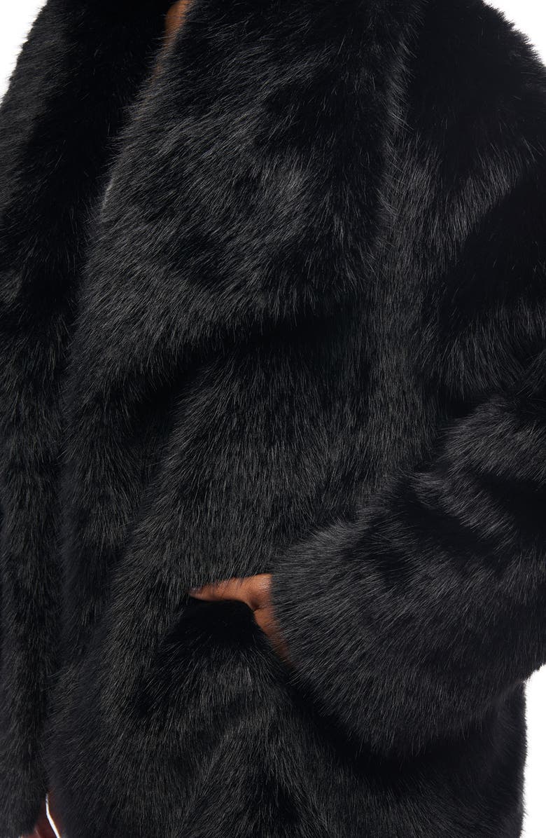 AZALEA WANG Old Hollywood Faux Fur Jacket, Alternate, color,