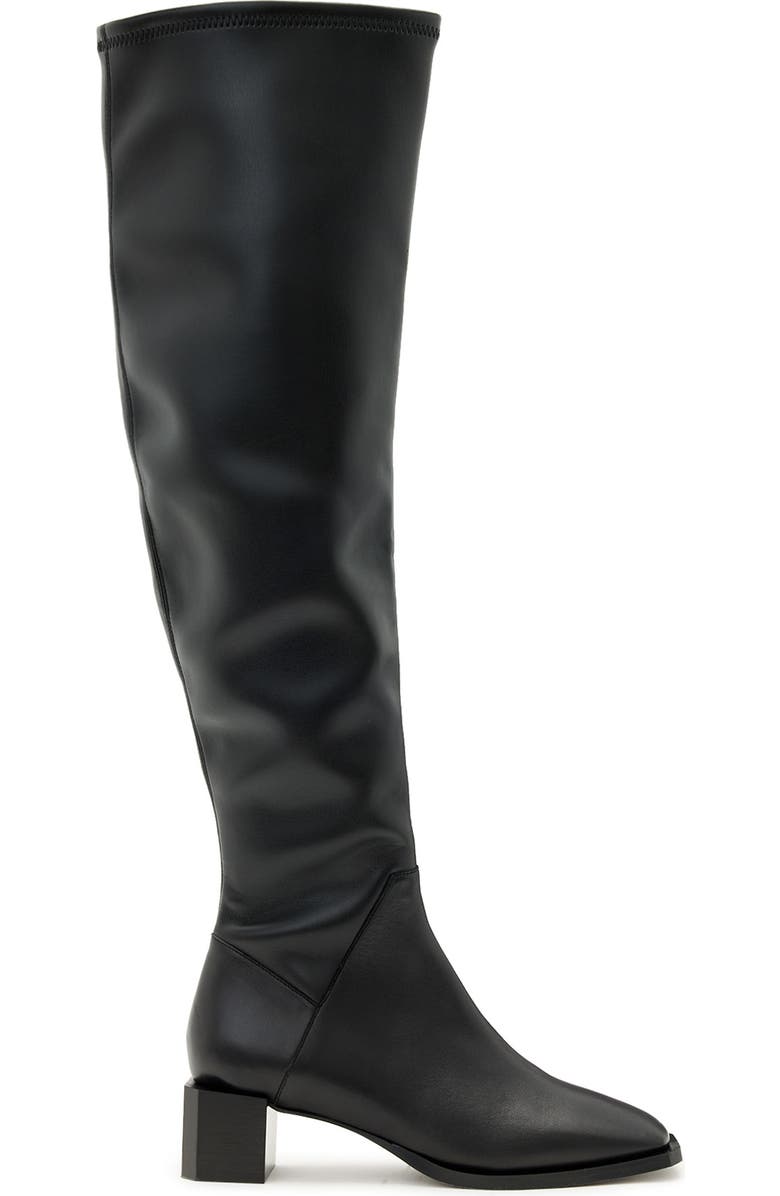 AllSaints Avril Over the Knee Boot, Alternate, color, Black