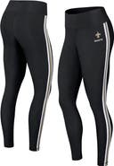 WEAR by Erin Andrews Women's WEAR by Erin Andrews Black New Orleans Saints Color Block Leggings