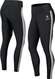 WEAR by Erin Andrews Women's WEAR by Erin Andrews Black New Orleans Saints Color Block Leggings