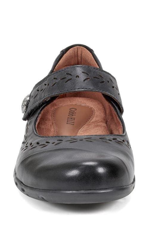 Rockport Cobb Hill Perry Mary Jane Ballet Flat In Black