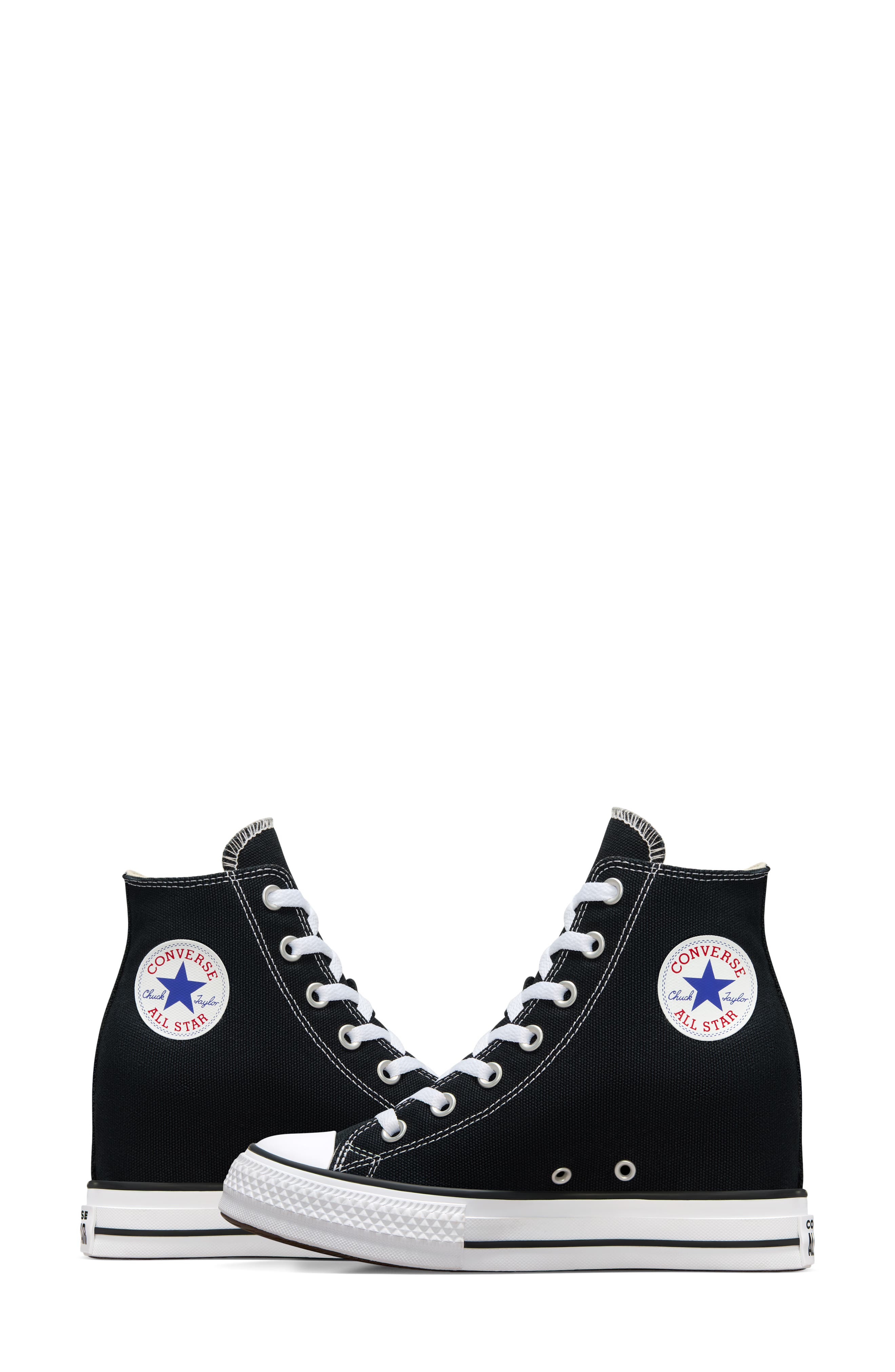 Converse Chuck Taylor<sup>®</sup> All Star<sup>®</sup> Wedge Platform High Top Sneaker, Alternate, color, 