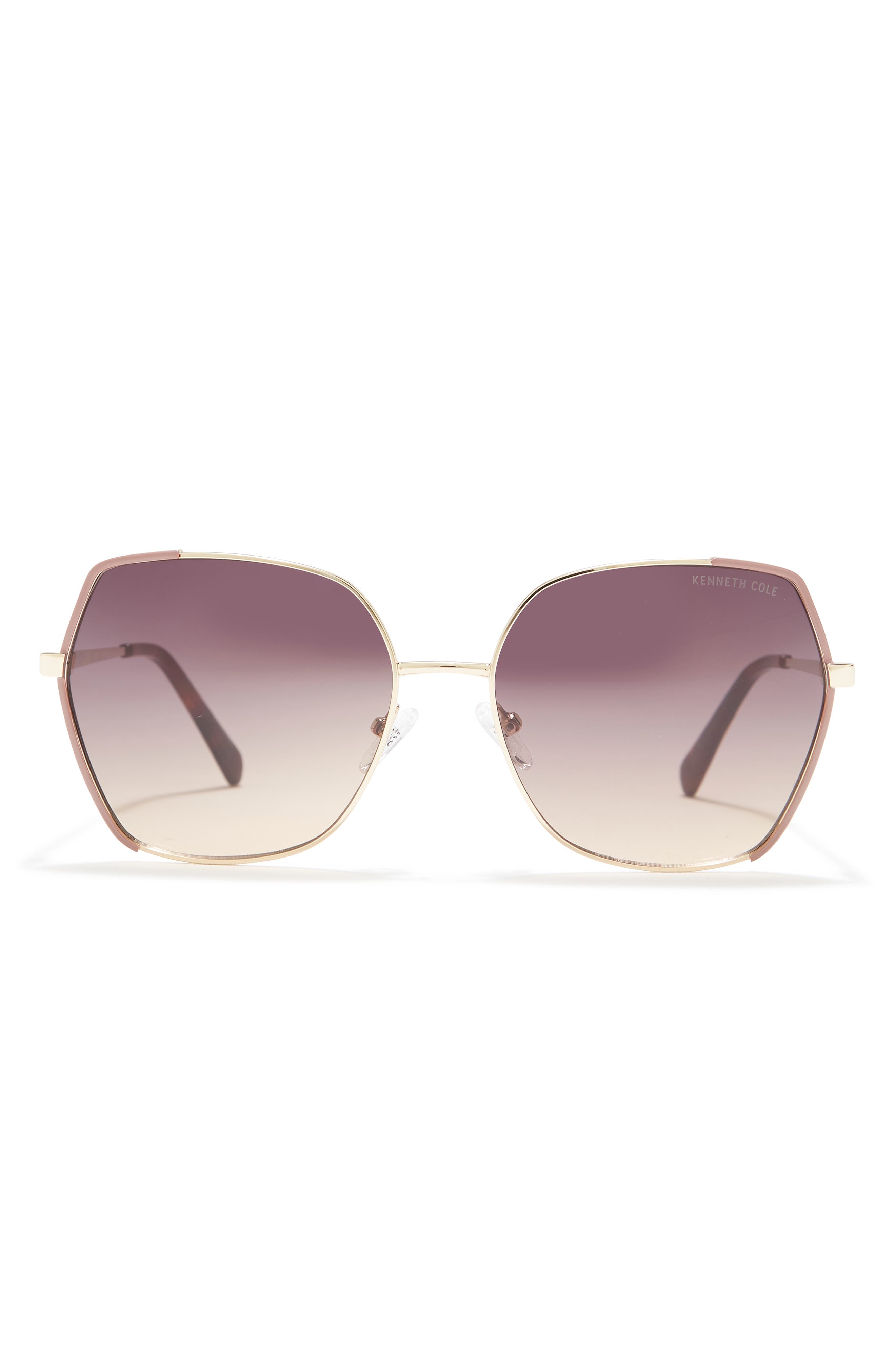 Kenneth Cole Geometric 60mm Sunglasses