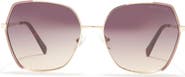 Kenneth Cole Geometric 60mm Sunglasses