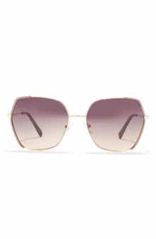 Kenneth Cole Geometric 60mm Sunglasses
