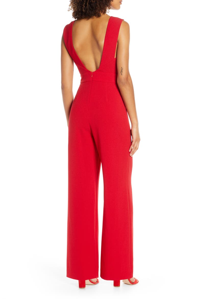 Wide Leg Jumpsuit, Alternate, color, RED JESTER