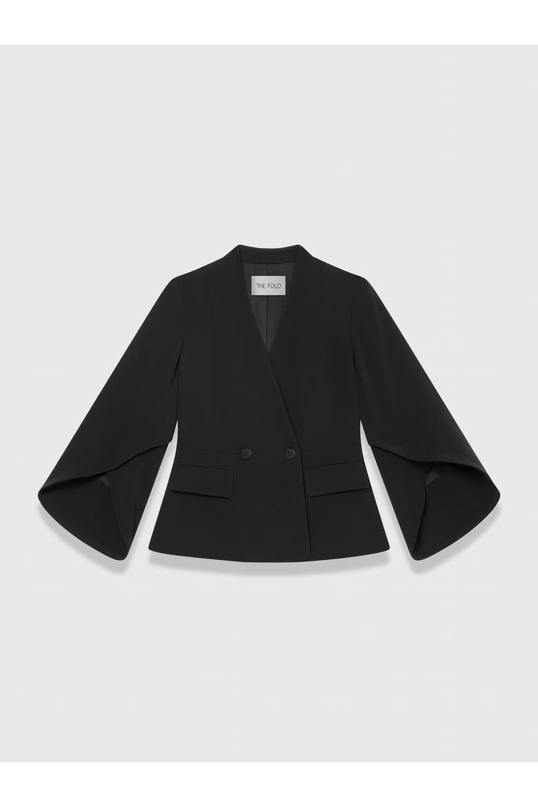 Clever Crepe Ansdell Blazer, Alternate, color, Black
