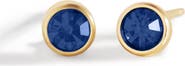 Mint & Lily Birthstone Bezel Studs