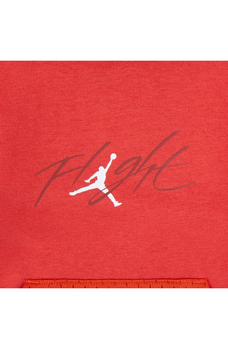 Jordan Kids' Off Court Flight Hoodie & Sweatpants Set, Alternate, color, Lobster