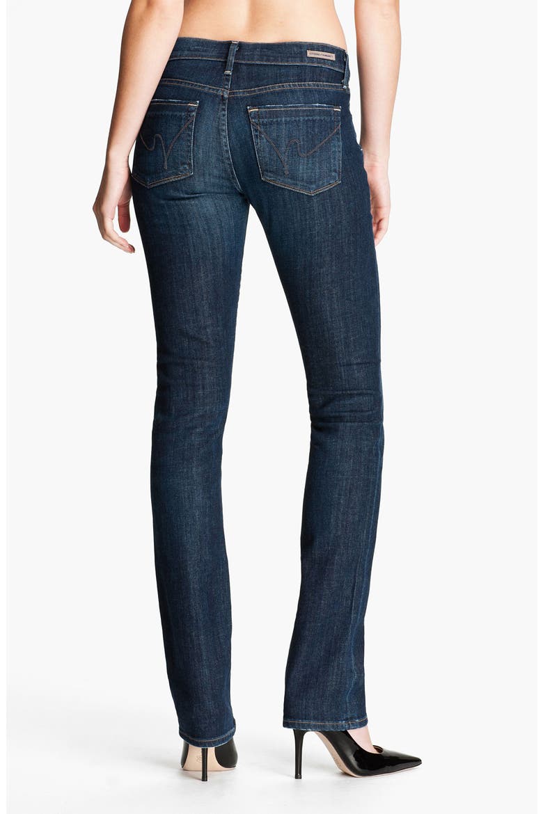 'Ava' Straight Leg Stretch Jeans, Alternate, color, GALAXY