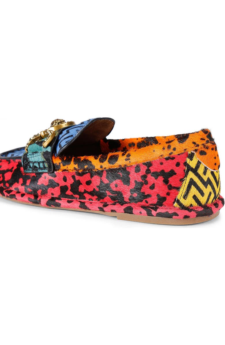 Kurt Geiger London Mansion Genuine Calf Hair Loafer, Alternate, color, Red Multi