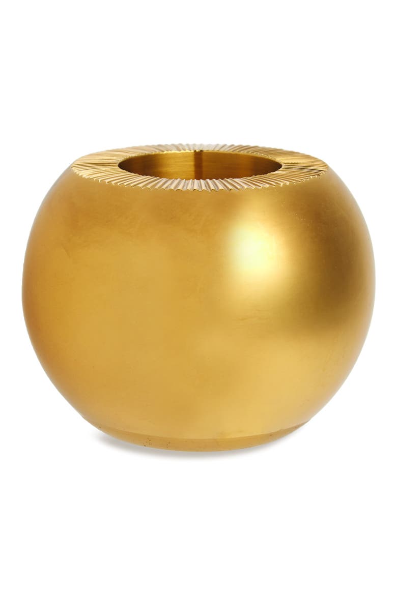 Brass Match Holder, Main, color, METALLIC GOLD