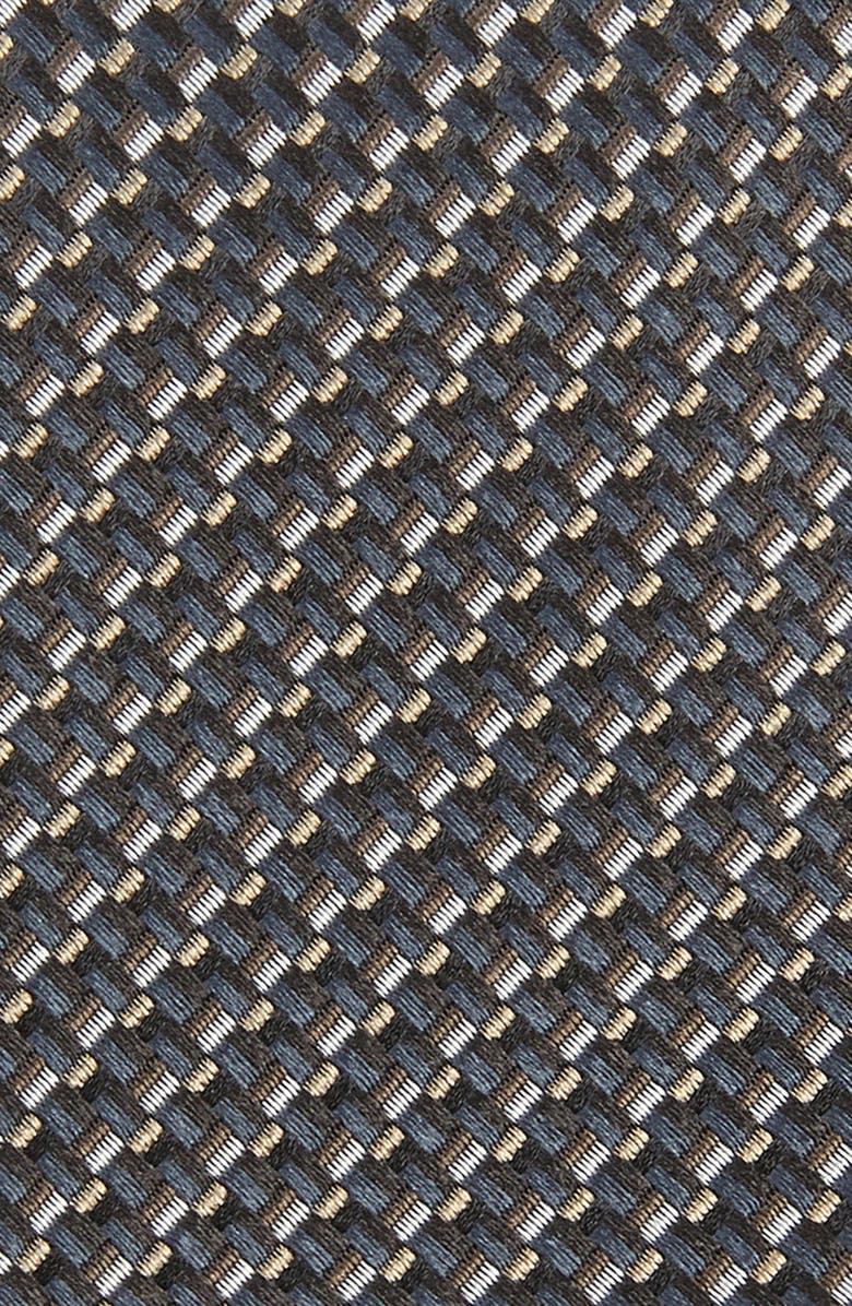 ZEGNA Paglie Micro Pattern Silk Tie, Alternate, color, 