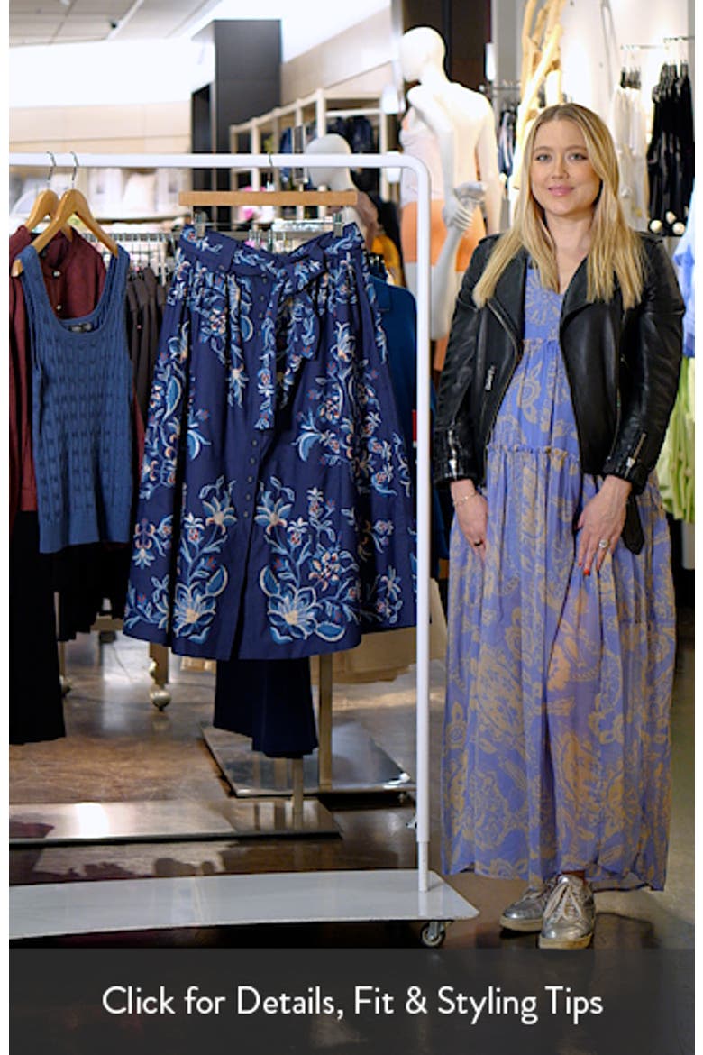 Winter Loom A-Line Midi Skirt video