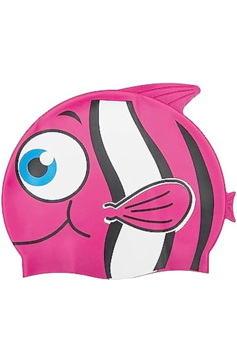 Hydro-Swim Silicone Lil' Buddy Swim Cap, Main, color, Multicolored