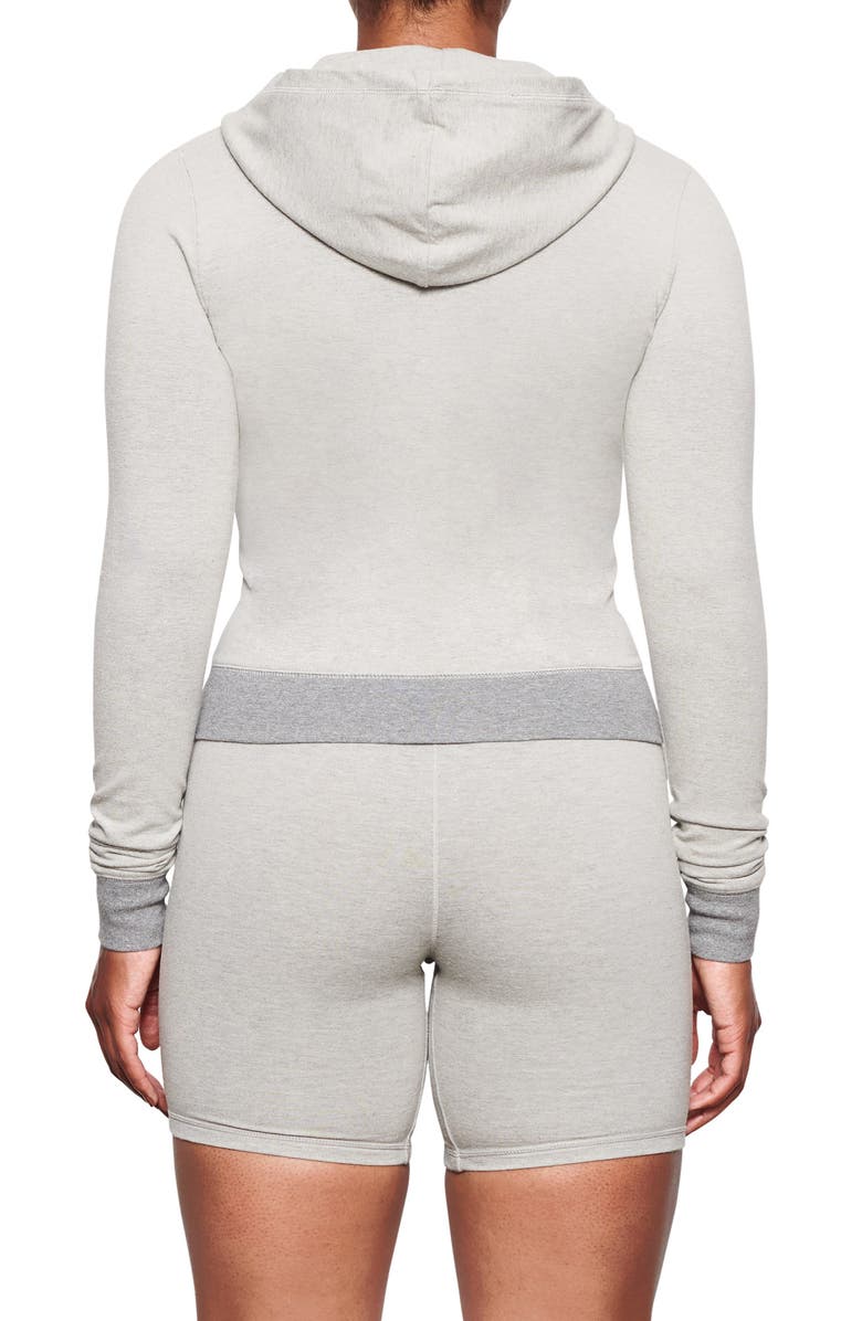 SKIMS Outdoor Basics Zip Hoodie, Alternate, color, 