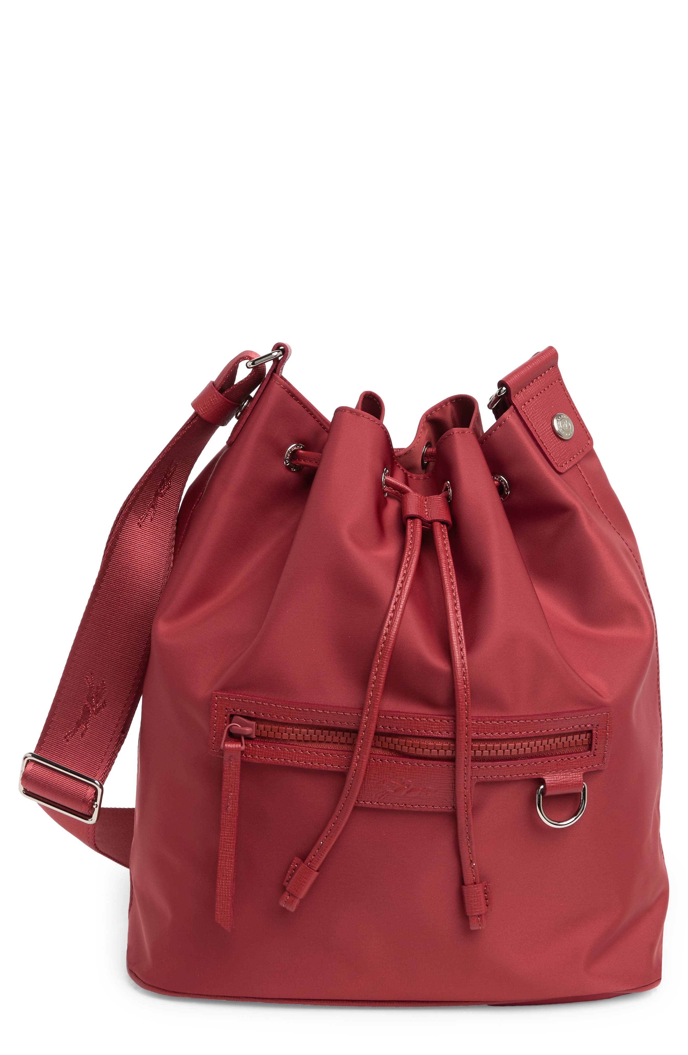 Longchamp Neoprene Bucket Bag, Main, color, 
