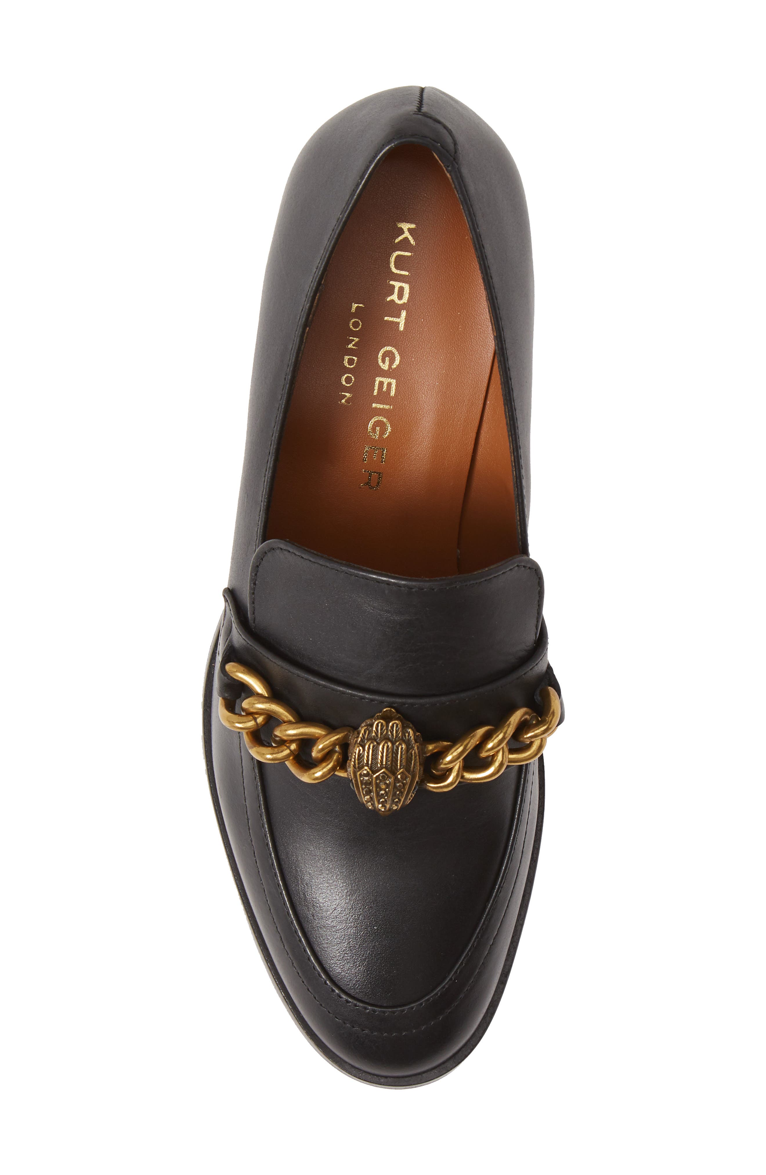 Kurt Geiger London Block Heel Loafer Pump, Alternate, color, 