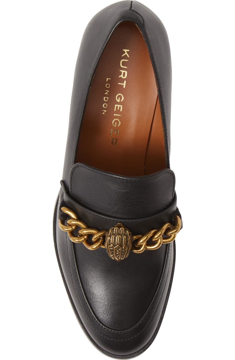 Kurt Geiger London Block Heel Loafer Pump, Alternate, color,